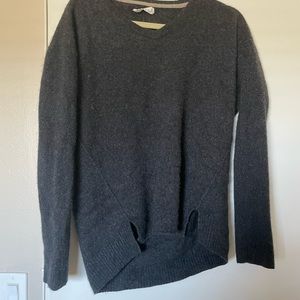 Charcoal Gray Cashmere Sweater
